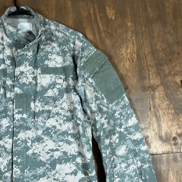 Army Combat Mens Coat ACU Green Camouflage UCP Uniform Digicam Small Long - Picture 5 of 13